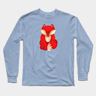 Cute Simple Fox Long Sleeve T-Shirt